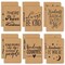 12 Pack Small Blank Pocket Notebook A6 - 6 Inspirational Kindness Quotes - 5.75 x 4 x 0.1 Brown Lined Kraft Paper Journals for Students to Write Stories, Classroom Supplies